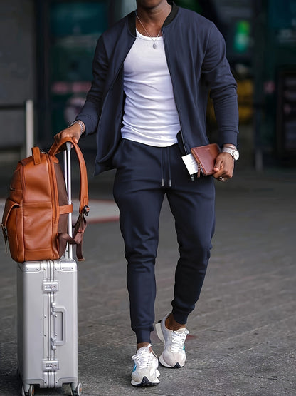 Survêtement Homme Deux Pièces Ensemble de Jogging
