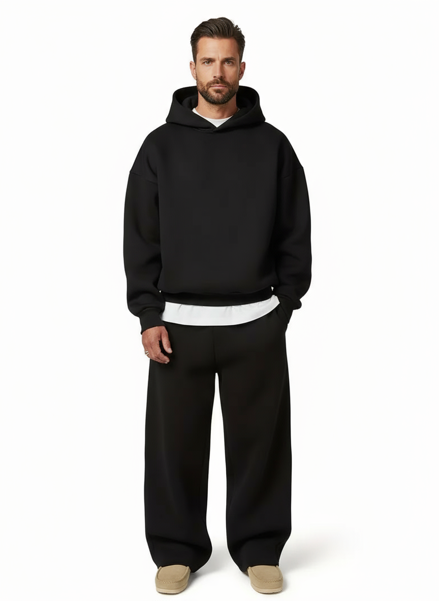 Ensemble de survêtement pour homme à capuche, sportif et confortable