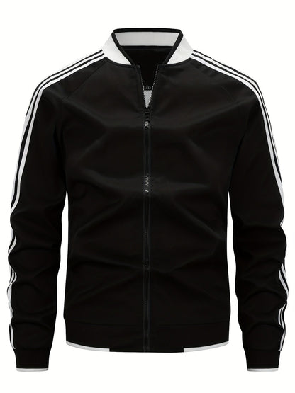 Veste de survêtement homme design rayé