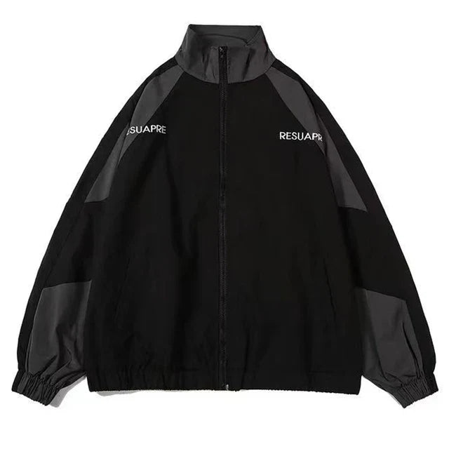 Veste d'entraînement homme coupe oversize coupe-vent