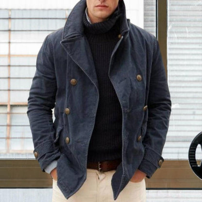 Veste élégante à double boutonnage pour femme