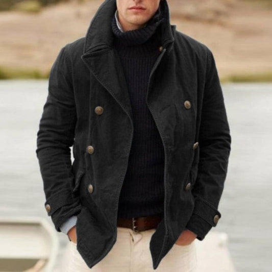 Stilvolle Doppelknopf Jacke Damen - IdealeKleiden