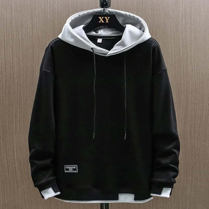 Sweat à capuche pour homme en coton doux Printemps Automne