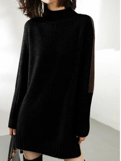 Pull élégant femme mi-long