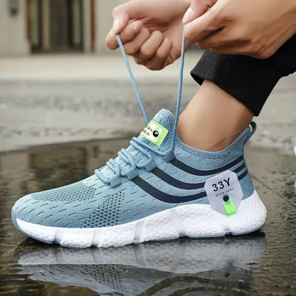 Baskets confortables pour hommes avec lacets
