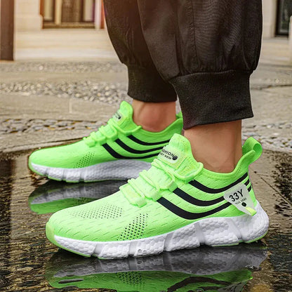Baskets confortables pour hommes avec lacets