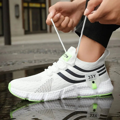Baskets confortables pour hommes avec lacets