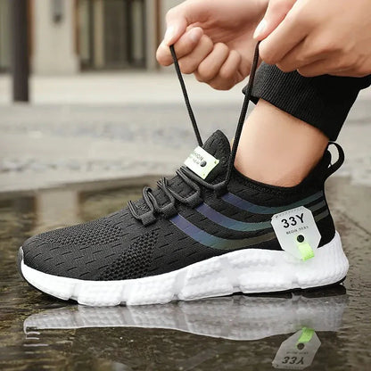 Baskets confortables pour hommes avec lacets