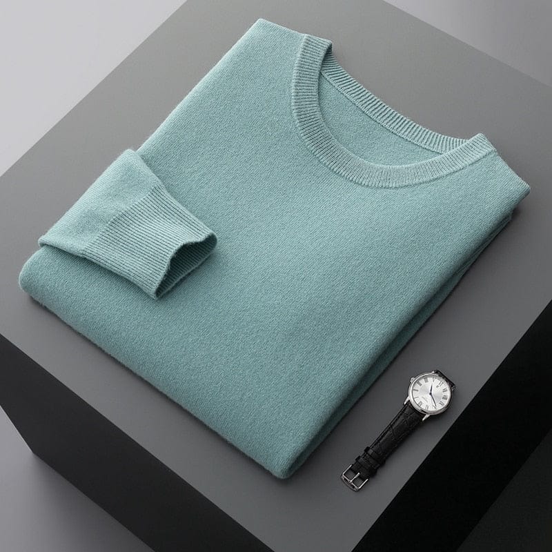 Pull-over homme Col rond classique Aspect élégant