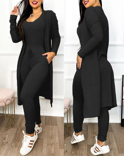 Combinaison slim avec veste