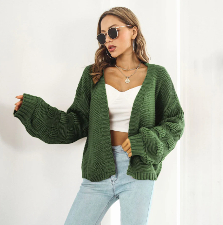 Gilet femme confortable à manches longues