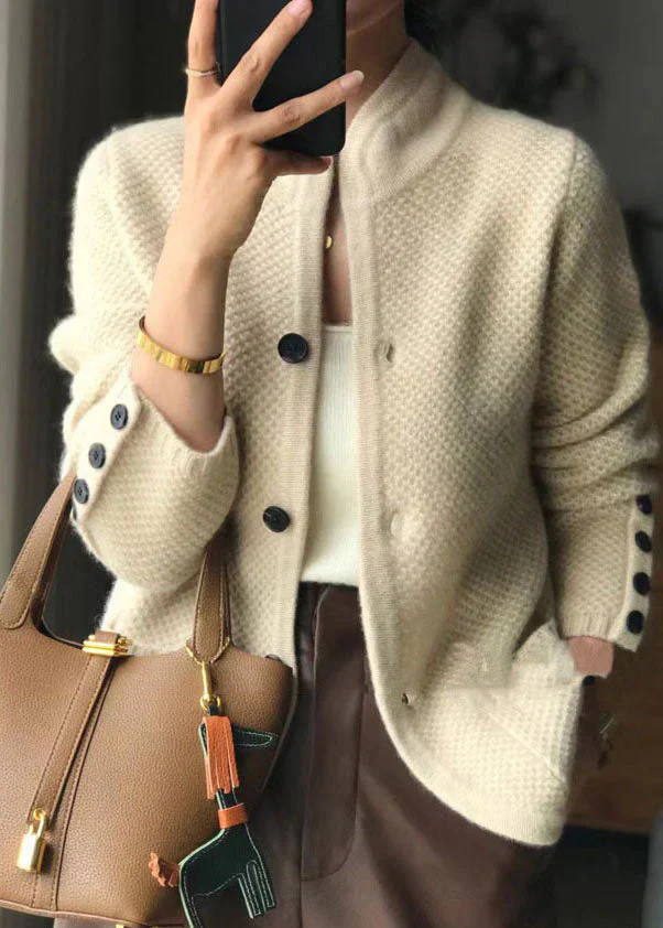 Cardigan en maille confortable avec boutons