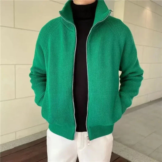 Herren Strickjacke Warm Winter - IdealeKleiden