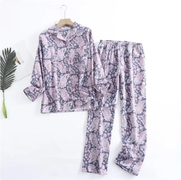 Ensemble de pyjama pour femme multicolore confortable