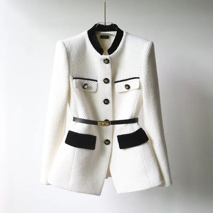 Manteau pour femme avec ceinture et boutons Élégant