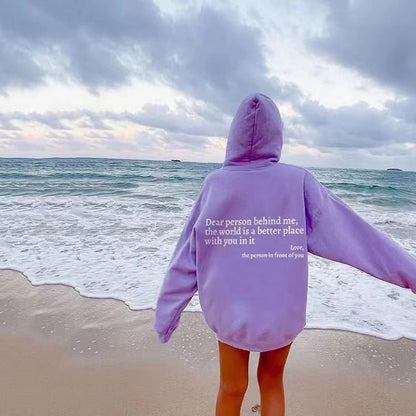 Hoodie oversize unisexe chaud imprimé