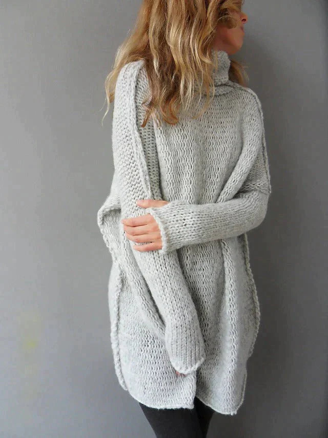 Übergrößer Strickpullover Bequem Oversized - IdealeKleiden