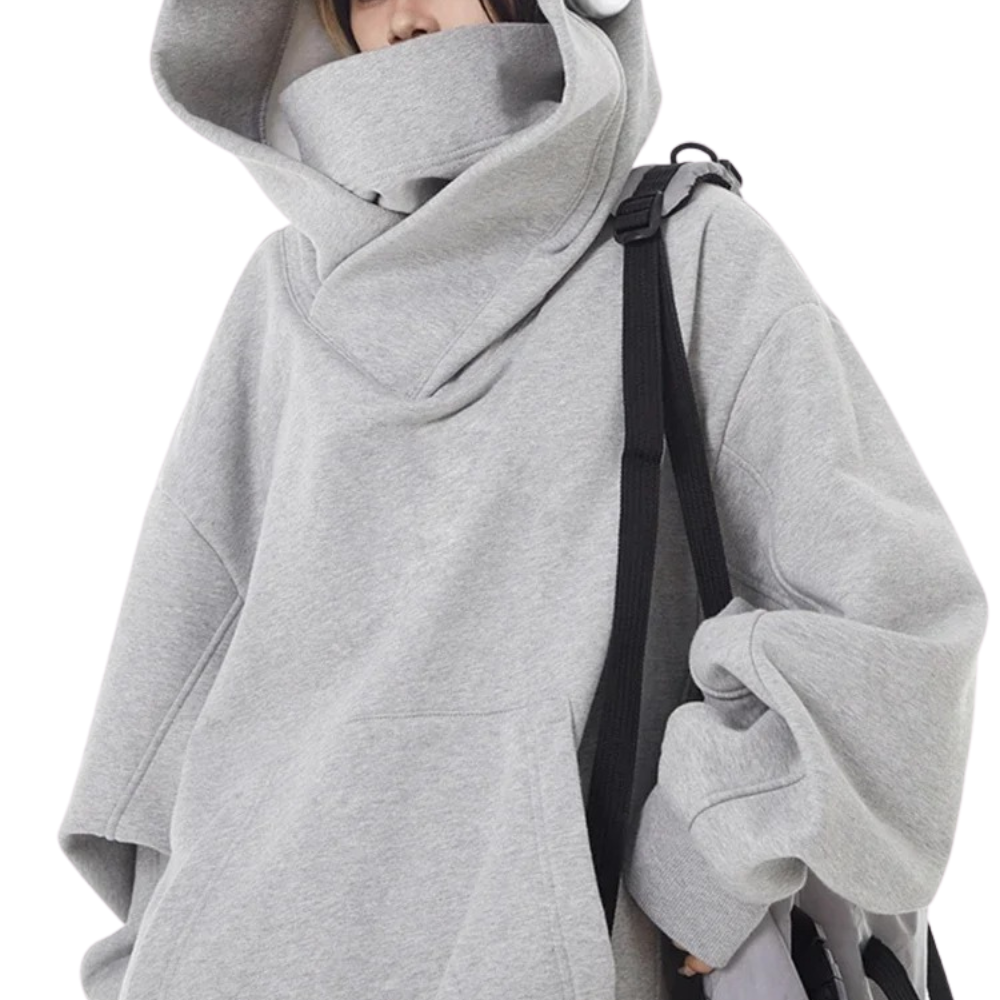 Sweat-shirt oversize Col roulé oversize