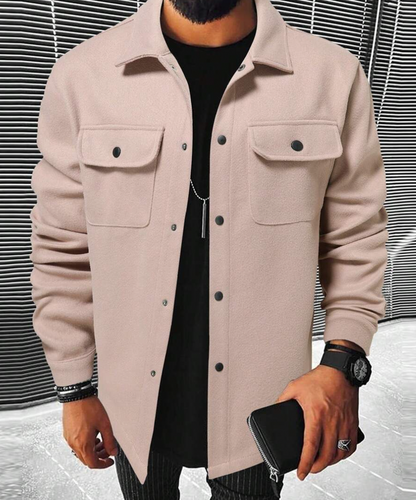Surchemise chaude en flanelle pour homme