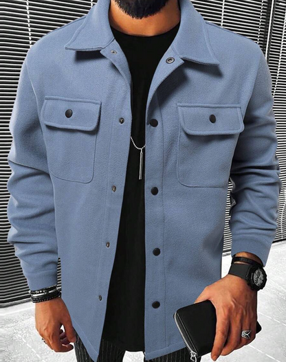 Surchemise chaude en flanelle pour homme