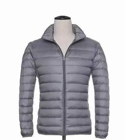 Doudoune légère parka d'hiver pour hommes à capuche