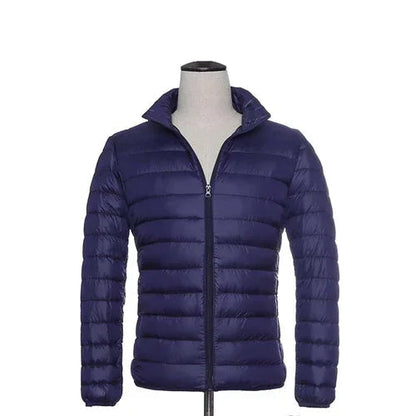 Doudoune légère parka d'hiver pour hommes à capuche