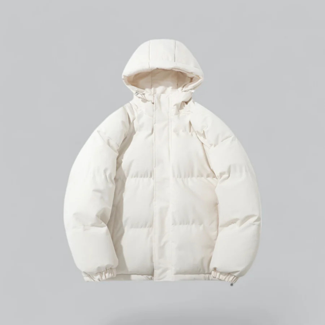 Veste d'hiver unisexe chaude isolée avec capuche