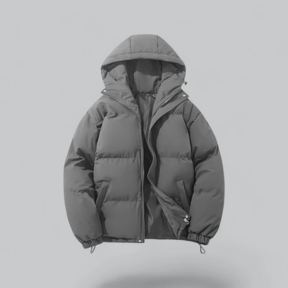 Veste d'hiver unisexe chaude isolée avec capuche