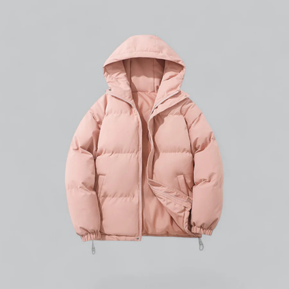 Veste d'hiver unisexe chaude isolée avec capuche