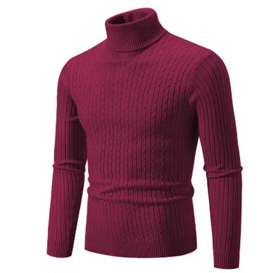Pulls à col roulé chauds pour homme