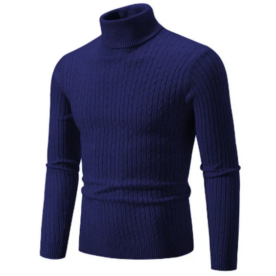 Pulls à col roulé chauds pour homme