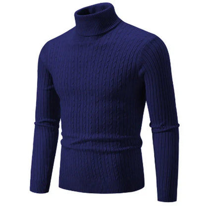 Pulls à col roulé chauds pour homme