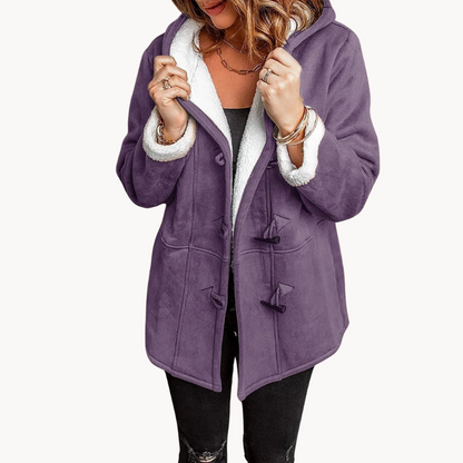Veste polaire femme chaude Douillette Capuche