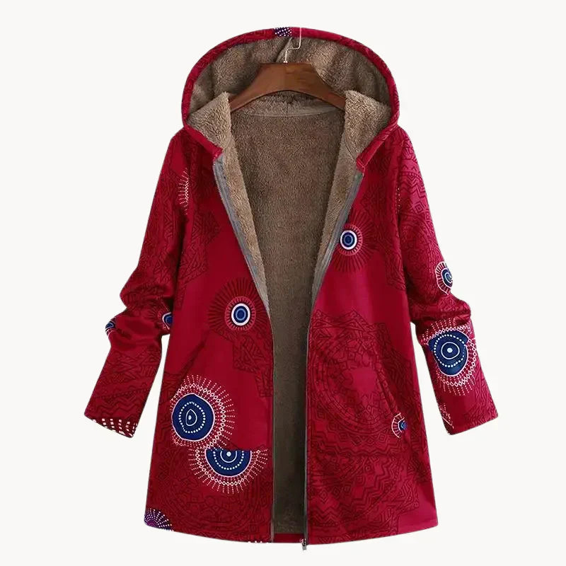 Parka pour femme chaud motif élégant