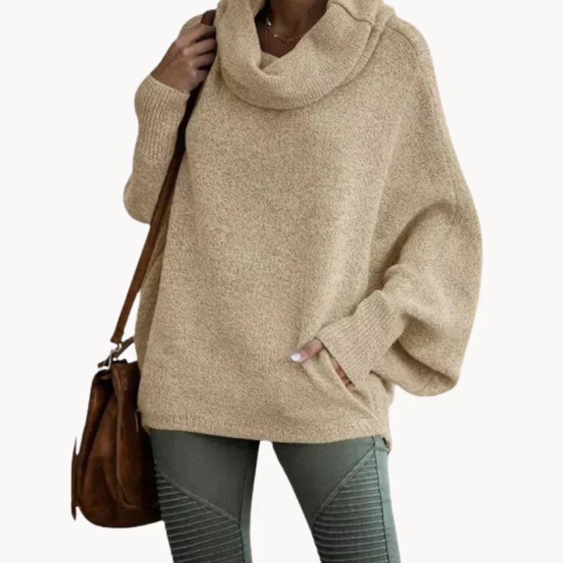 Pull élégant pour femme à motif de tortue