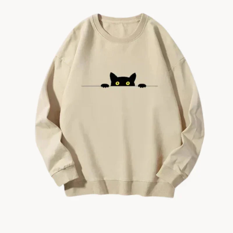 Sweat-shirt Femme Chats Noirs Tendance