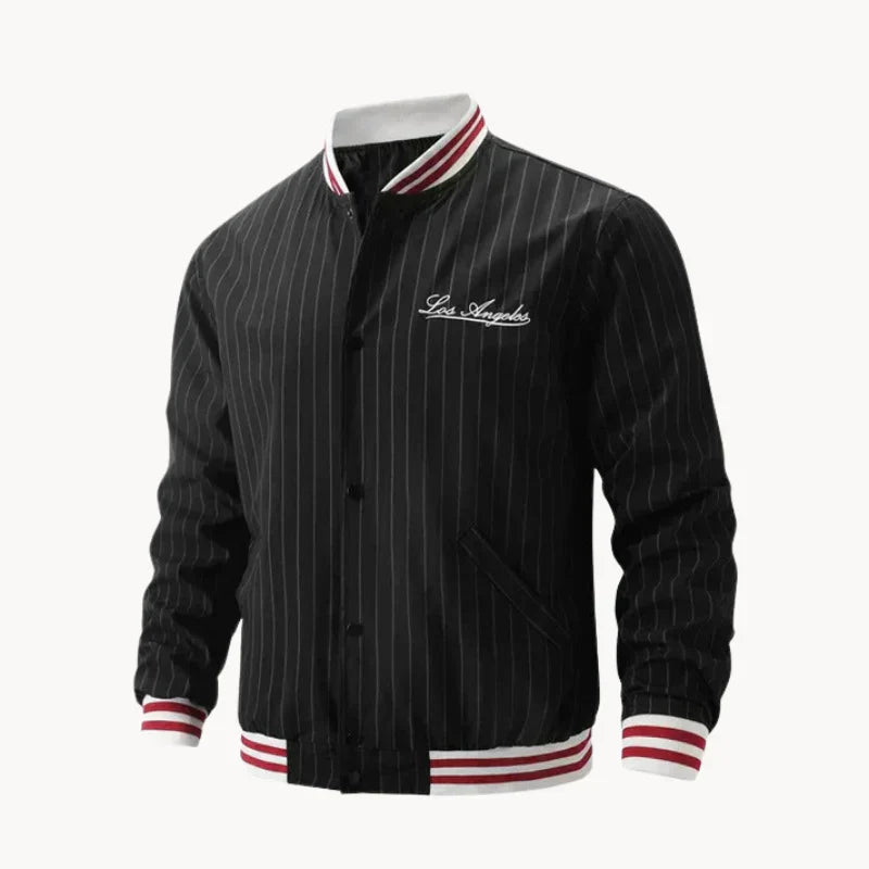 Veste de sport homme extensible à rayures