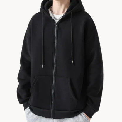 Sweat-shirt à capuche pour homme, coupe décontractée et ample