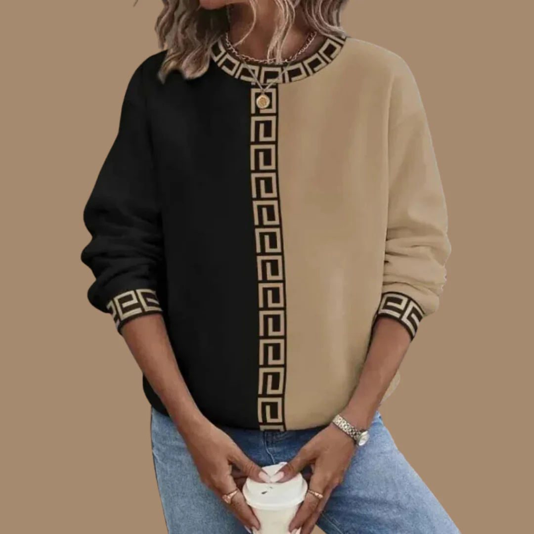 Pull-over femme chaud hivernal