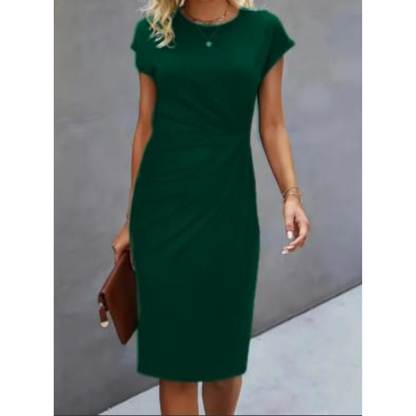 Élégante robe midi de soirée pour femme