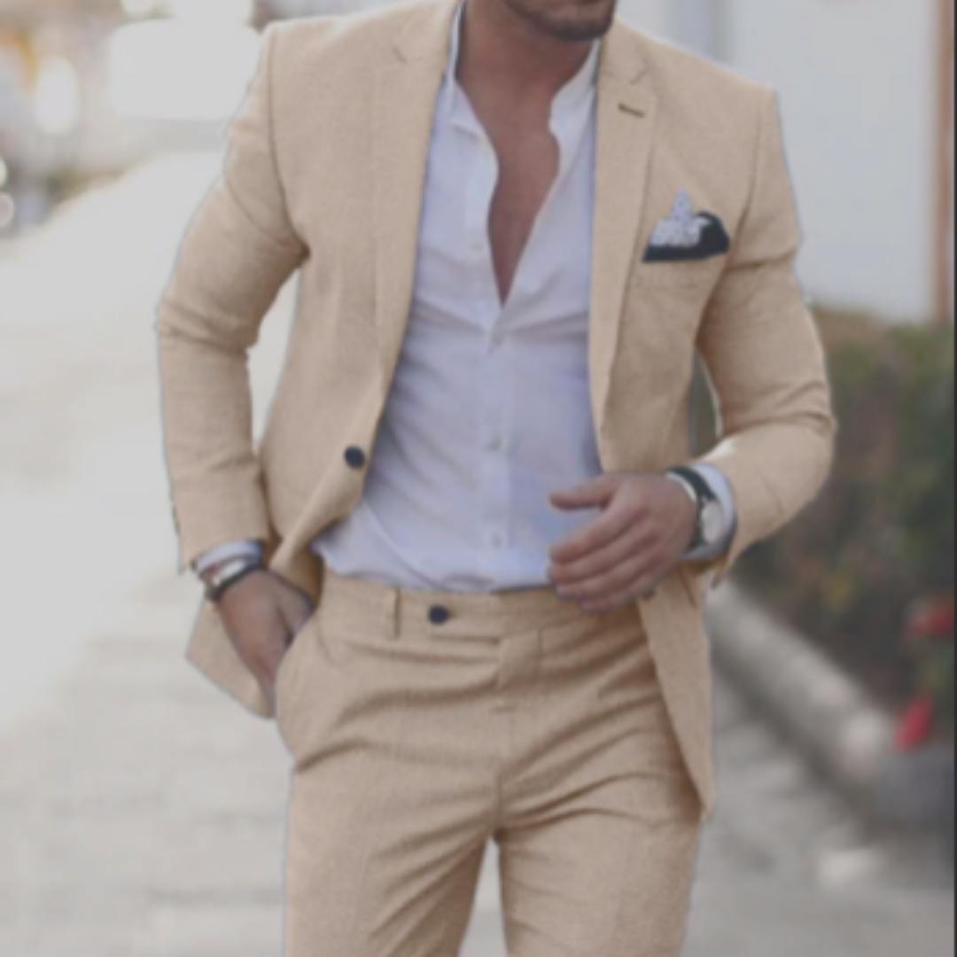 Costume d'été léger deux pièces pour homme