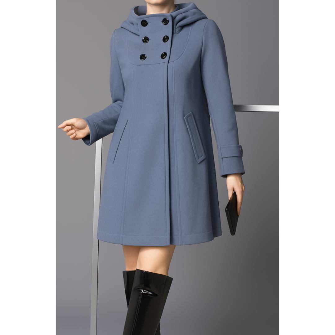 Manteau d'hiver femme chaud à capuche