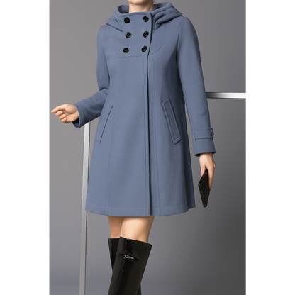 Manteau d'hiver femme chaud à capuche