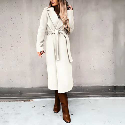 Manteau d'hiver long et chaud pour femme