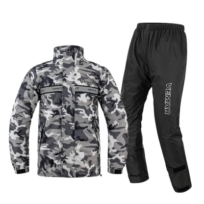 Combinaison de pluie étanche Moto Unisexe Capuche