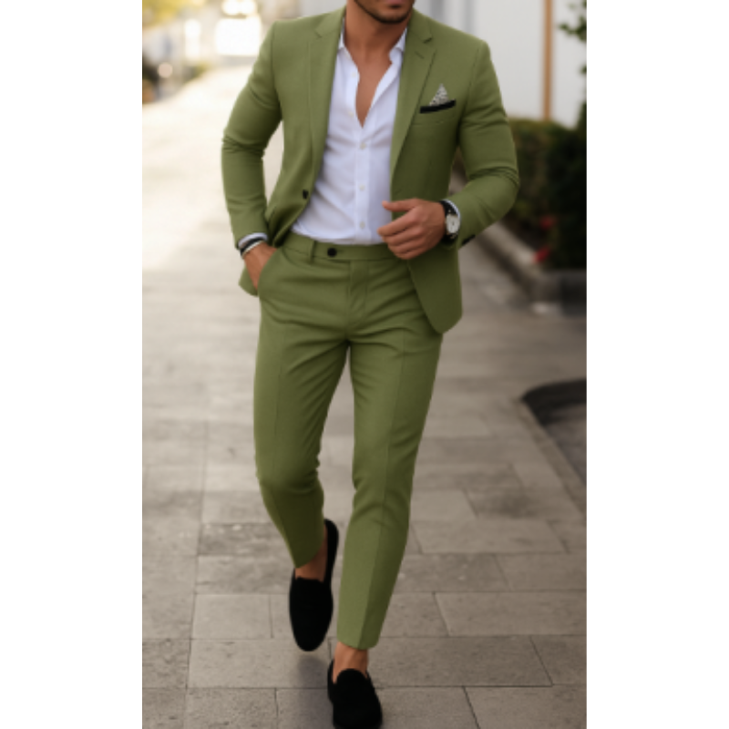 Costume d'été léger deux pièces pour homme