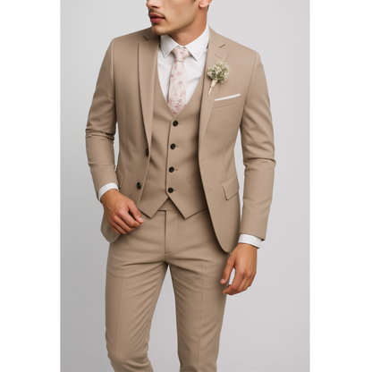 Costume 3 pièces slim fit pour homme