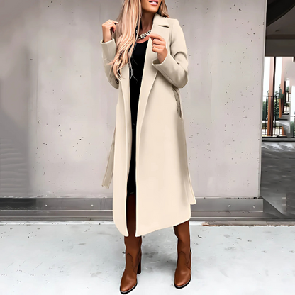 Manteau d'hiver long et chaud pour femme