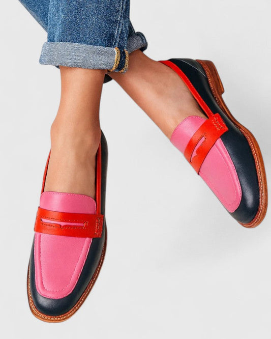 Elegante Damen Loafers Rundzehen Schuhe - IdealeKleiden