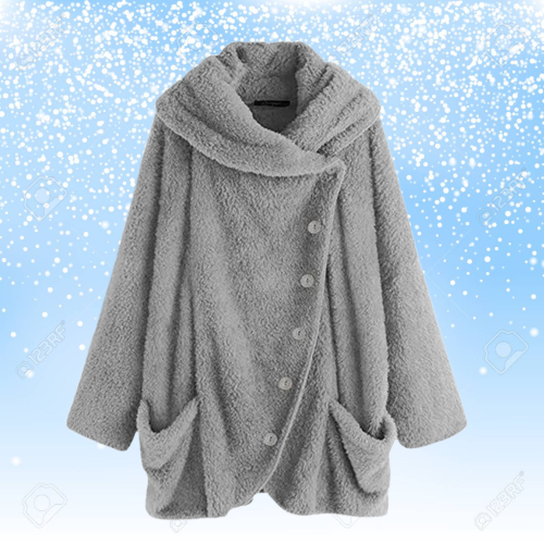 Gilet en peluche doux pour femme